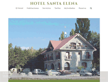 Tablet Screenshot of hotelsantaelena.net